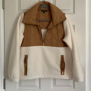 Brand New JCrew Quarter Zip Fleece Jacket